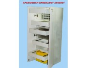 archival cabinet for hanging documents of variable sizes